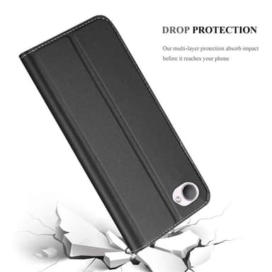 HTC Desire 12 lommebokdeksel etui (svart)
