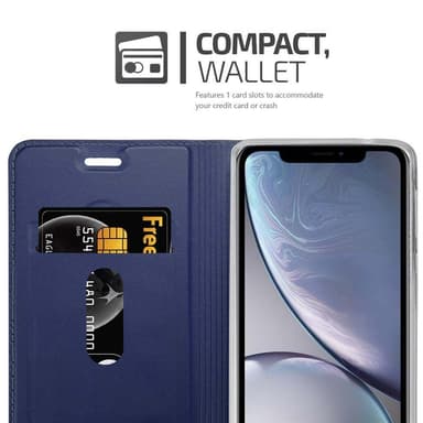 iPhone XS MAX lommebokdeksel etui (blå)