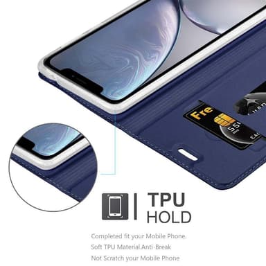 iPhone XS MAX lommebokdeksel etui (blå)