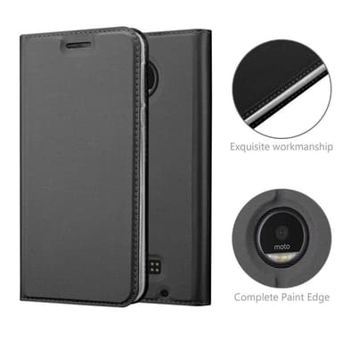Motorola MOTO Z PLAY lommebokdeksel etui (svart)