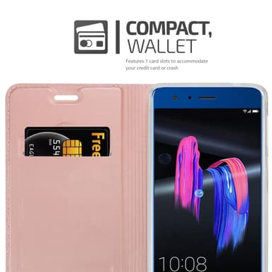 Honor 9 lommebokdeksel etui (rosa)