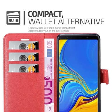 Samsung Galaxy A7 2018 Deksel Etui Case (rød)