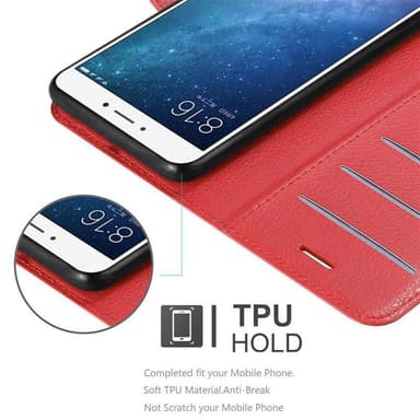 Xiaomi Mi MAX 2 Deksel Etui Case (rød)