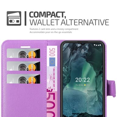 Nokia G11 / G21 Deksel Etui Case (lilla)
