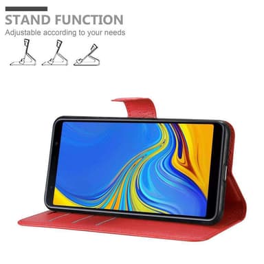 Samsung Galaxy A7 2018 Deksel Etui Case (rød)