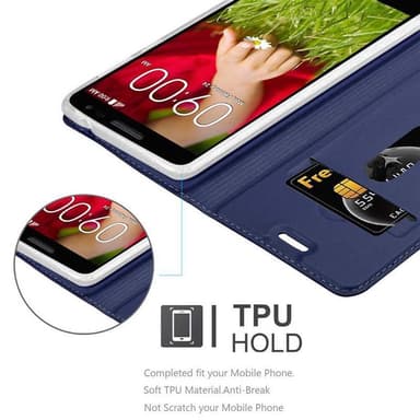 LG G2 MINI lommebokdeksel etui (blå)