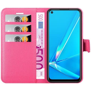 Oppo A92 Deksel Etui Case (rosa)