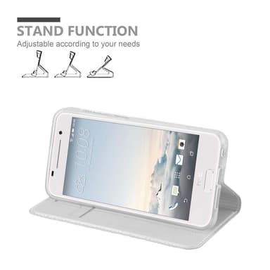 HTC ONE A9 lommebokdeksel etui (sølv)