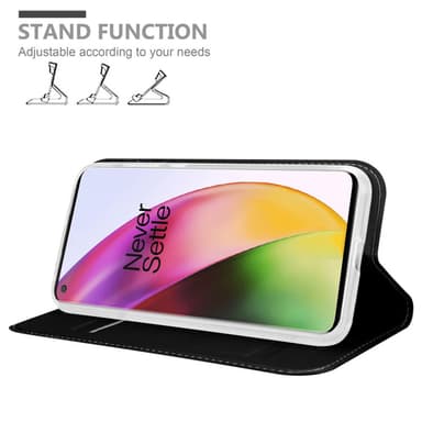 OnePlus 8 lommebokdeksel etui (svart)