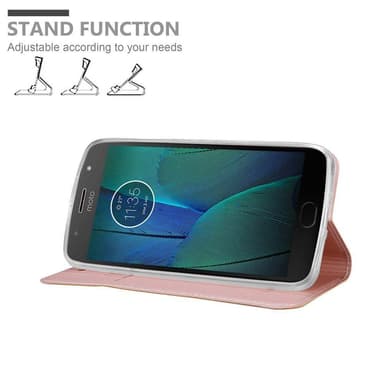 Motorola MOTO G5S lommebokdeksel etui (rosa)