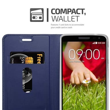 LG G2 MINI lommebokdeksel etui (blå)