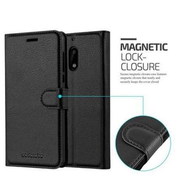 Nokia 6 2017 Deksel Etui Case (svart)