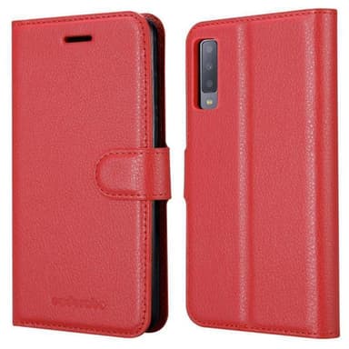 Samsung Galaxy A7 2018 Deksel Etui Case (rød)