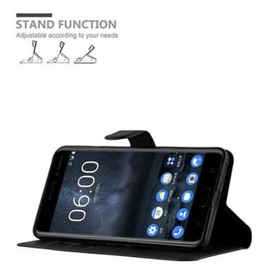 Nokia 6 2017 Deksel Etui Case (svart)