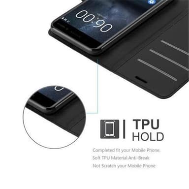 Nokia 6 2017 Deksel Etui Case (svart)