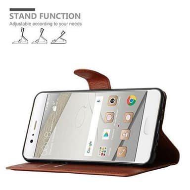 Huawei P10 PLUS Deksel Etui Case (brun)