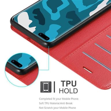 Huawei P40 PRO / P40 PRO+ Deksel Etui Case (rød)