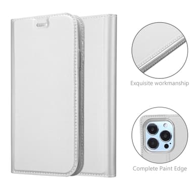 iPhone 13 PRO lommebokdeksel etui (sølv)