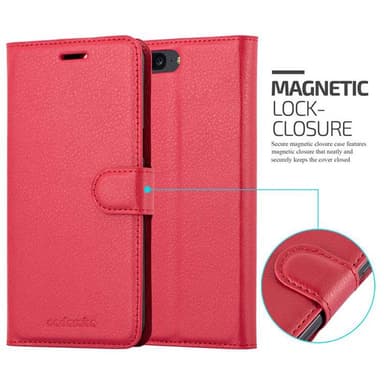 OnePlus 5 Deksel Etui Case (rød)