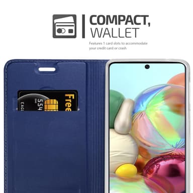 Samsung Galaxy A71 5G lommebokdeksel etui (blå)