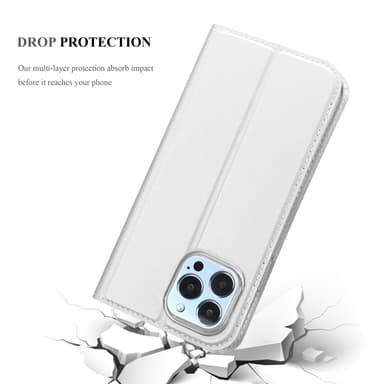 iPhone 13 PRO lommebokdeksel etui (sølv)