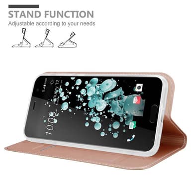 HTC U PLAY lommebokdeksel etui (rosa)