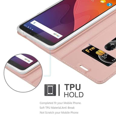 WIKO VIEW XL lommebokdeksel etui (rosa)