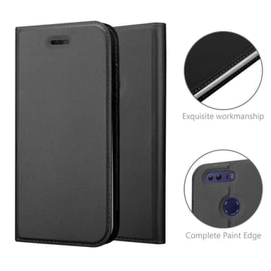 Honor 8 / 8 PREMIUM lommebokdeksel etui (svart)