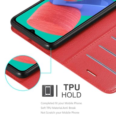 Samsung Galaxy M33 5G Deksel Etui Case (rød)