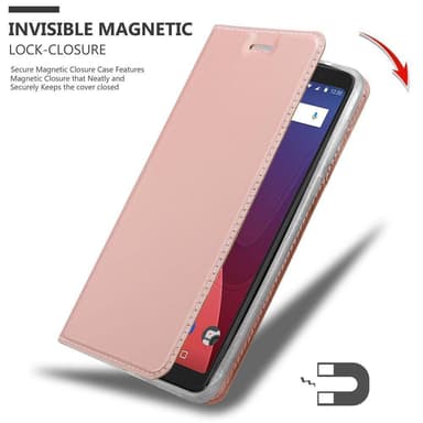 WIKO VIEW XL lommebokdeksel etui (rosa)