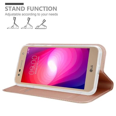 LG X POWER 2 lommebokdeksel etui (rosa)