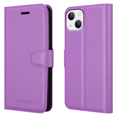 iPhone 14 Deksel Etui Case (lilla)