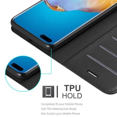 Huawei P40 PRO / P40 PRO+ Deksel Etui Case (svart)