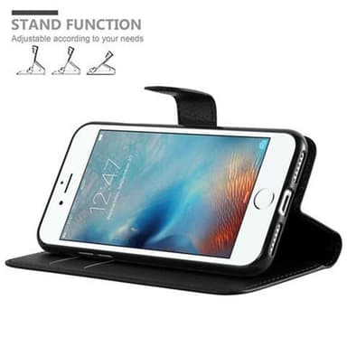 iPhone 7 / 7S / 8 / SE 2020 Deksel Etui Case (svart)