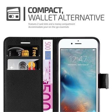 iPhone 7 / 7S / 8 / SE 2020 Deksel Etui Case (svart)