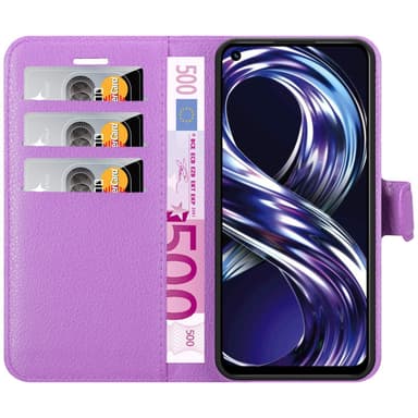 Realme 8i / Narzo 50 4G Deksel Etui Case (lilla)