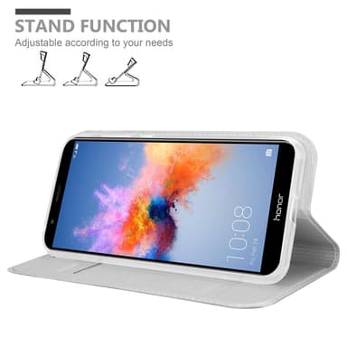Honor 7X lommebokdeksel etui (sølv)