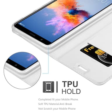 Honor 7X lommebokdeksel etui (sølv)