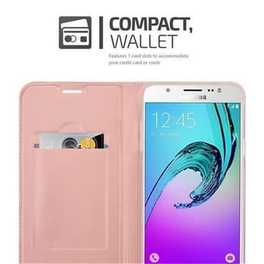 Samsung Galaxy J7 2016 lommebokdeksel etui (rosa)