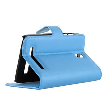 HTC Desire 500 Deksel Etui Case (blå)