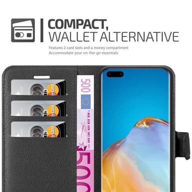 Huawei P40 PRO / P40 PRO+ Deksel Etui Case (svart)