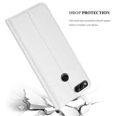 Honor 7X lommebokdeksel etui (sølv)