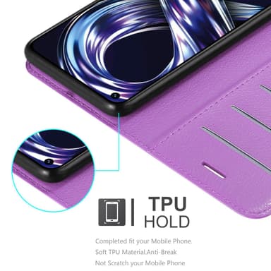 Realme 8i / Narzo 50 4G Deksel Etui Case (lilla)