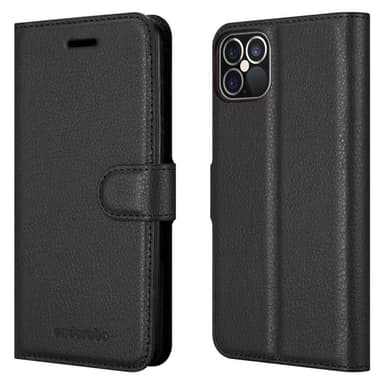 iPhone 12 / 12 PRO Deksel Etui Case (svart)