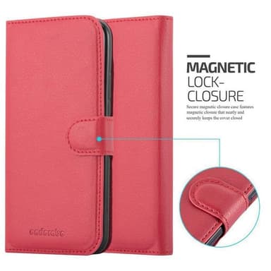 iPhone XS MAX Deksel Etui Case (rød)