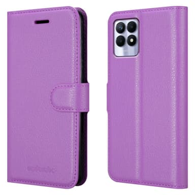 Realme 8i / Narzo 50 4G Deksel Etui Case (lilla)