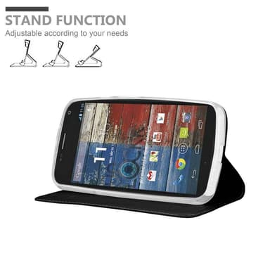 Motorola MOTO G2 lommebokdeksel etui (svart)