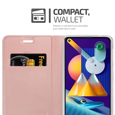 Samsung Galaxy A11 / M11 lommebokdeksel etui (rosa)