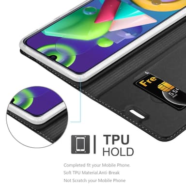 Samsung Galaxy M31 lommebokdeksel etui (svart)