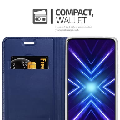 Honor 9X lommebokdeksel etui (blå)